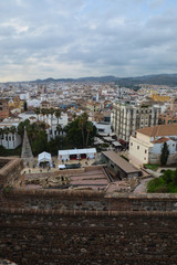 Obraz premium City of Malaga from above.
