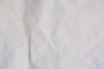 Wrinkled white paper pattern background. 