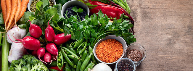 Assortment of fresh vegetables