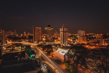Fototapeta premium Noite em jundiaí