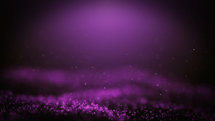 Popular Abstract background shining pink dust particles stars sparks wave 3d animation