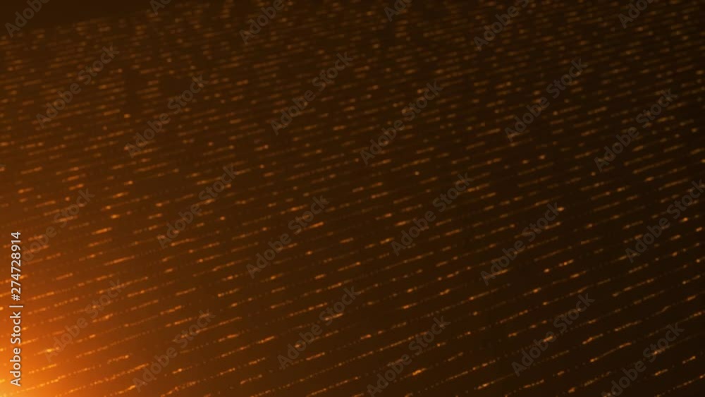Wall mural the abstract background of gold has light, sparkling and particles. starburst with seamless golden l