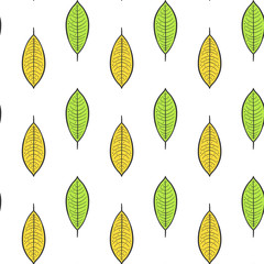 Leaf. Vector concept in doodle and sketch style. Hand drawn illustration for printing on T-shirts, postcards.