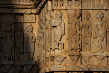 Decorative carving, Jagdish temple, Udaipur, Rajasthan, India