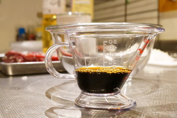 kitchenware Measuring cup During cooking