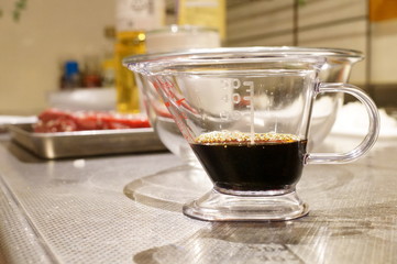 kitchenware Measuring cup During cooking