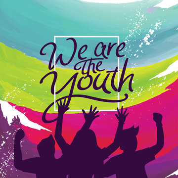 International Youth Day poster banner vector illustration Stock Vector |  Adobe Stock