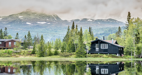 Gaustatoppen, Rjukan, Góry Skandynawskie, Telemark, 1883 m n.p.m, Norwegia, Norway, Norge, Gausta, Tuddal, Tinn, Stavsro, szczyt, płaskowyż, park narodowy, moutain, fjell, Skandynawia, Scandinavia © Dreamnordno