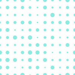 Polka dot background. Abstract round seamless pattern. Vector illustration.