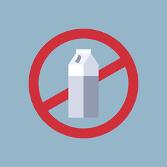 say no to plastic bottle cardboard package poster pollution recycling ecology problem save the earth concept prohibition sign flat