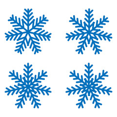 Snowflake icons kit.