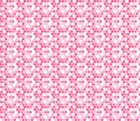 Seamless geometric pattern. Colorful infinity abstract honeycomb geometrical background. Sexangle, hexagon background. Vector illustration.