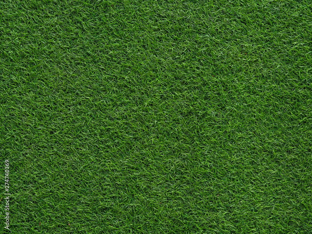 Poster artificial grass football field background and texture