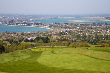 Sutton village and golf club in Howth