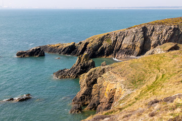 Hiking trail in Howth