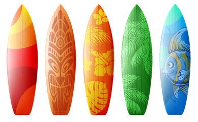 Designs For Surfboards - obrazy, fototapety, plakaty
