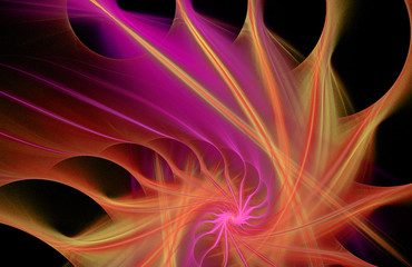 abstract multicolored fractal pattern