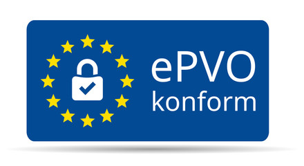 Plakette Signet ePVO konform
