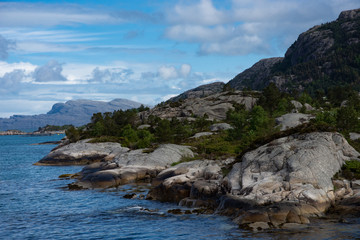 Fototapeta na wymiar Fjord scenery, Norway
