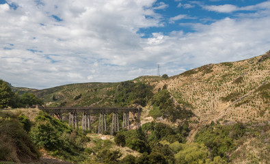 Fototapeta na wymiar Taieri Gorge Viaduct