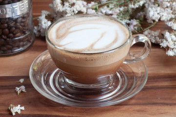 cup of coffee with milk