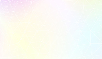 Polygonal pattern with triangles style. For your home interior wallpaper, fashion print. Vector illustration. Blurred Background, Smooth Gradient Texture Color.