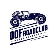 Off-road car logo illustration. Off-road 4x4 extreme car club logo templates. Vector symbols © shuttersport