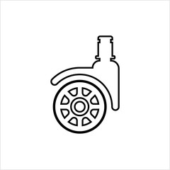 Caster Wheel Icon