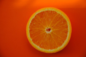 A fragrant, fresh, healthy orange orange for refreshing summer drinks.