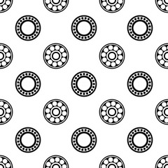 Bearing Icon, Ball Bearing Icon Seamless Pattern