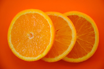 A fragrant, fresh, healthy orange orange for refreshing summer drinks.