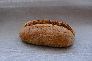 Aromatic, healthy, fresh bread for breakfast.