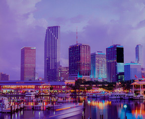 Fototapeta premium Downtown Miami. florida. USA