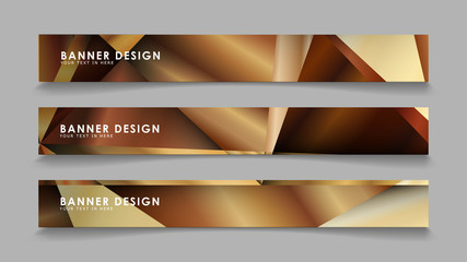Abstract rectangle vector banners with luxury geometric gradient backgrounds . design templates. future Poster template design