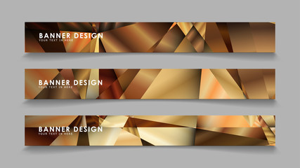 Obraz premium Abstract rectangle vector banners with luxury geometric gradient backgrounds . design templates. future Poster template design