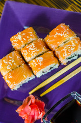 red fish sushi