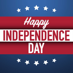 happy independence day fourth of july vector