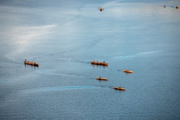 Fototapeta premium Native Canoe Journey