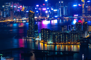 Stunning Light show in Hong Kong