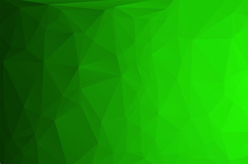 Plakat Green Low poly crystal background. Polygon design pattern. environment green Low poly vector illustration, low polygon background.