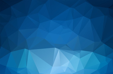 Obraz premium Blue Low poly crystal background. Polygon design pattern. environment green Low poly vector illustration, low polygon background.