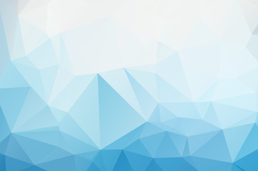 Blue Low poly crystal background. Polygon design pattern. environment green Low poly vector illustration, low polygon background.