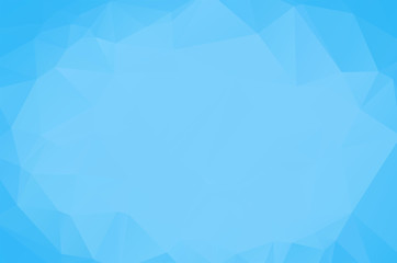 Fototapeta premium Blue Low poly crystal background. Polygon design pattern. environment green Low poly vector illustration, low polygon background.