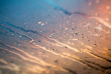 Water drops colorful macro droplets on window amazing background fine art in high quality prints products fifty megapixels