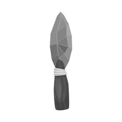 Vector design of arrow and spear symbol. Collection of arrow and stone vector icon for stock.