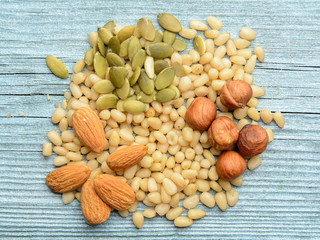 pumpkin seeds cedar apricot walnut