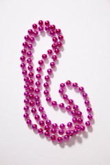 Pink purple costume beads