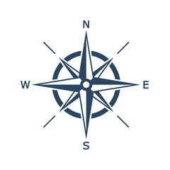 Compass design. Vector illustration. Isolated.