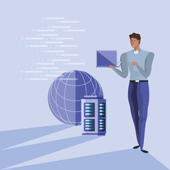 Avatar man and big data design