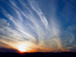 Sunset sky